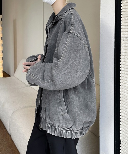 v*o様 PPFM【ヴィンテージ品】メンズ デニム ジャケット L 秋 冬 ロッ v*o様 PPFM【ヴィンテージ品】メンズ デニム ジャケット L 秋 冬