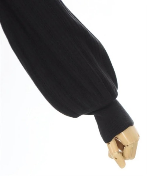 axes femme（アクシーズファム）の「花チャーム機能付リボンニット（ニット/セーター・レディース・キナリ/ブラック/ワイン・FREE）」の15枚目の写真