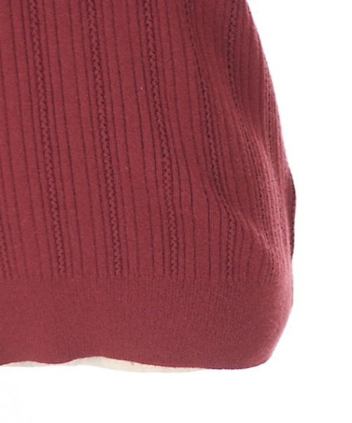 axes femme（アクシーズファム）の「花チャーム機能付リボンニット（ニット/セーター・レディース・キナリ/ブラック/ワイン・FREE）」の21枚目の写真