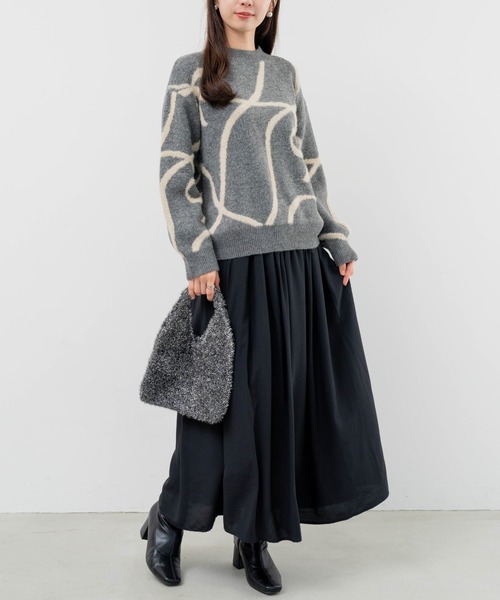 refinedworks（リファインドワークス）の「【refinedworks】消しプリーツの新鮮見えするありそうでなかったスカート（スカート・レディース・アイボリー/ブルー/ブラック・FREE）」の16枚目の写真