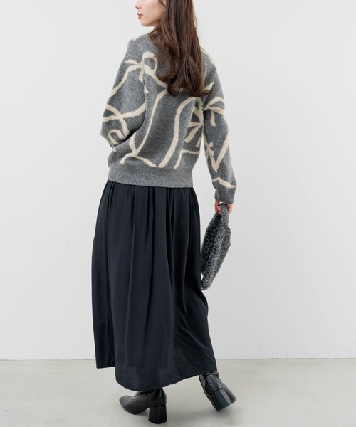 refinedworks（リファインドワークス）の「【refinedworks】消しプリーツの新鮮見えするありそうでなかったスカート（スカート・レディース・アイボリー/ブルー/ブラック・FREE）」の20枚目の写真