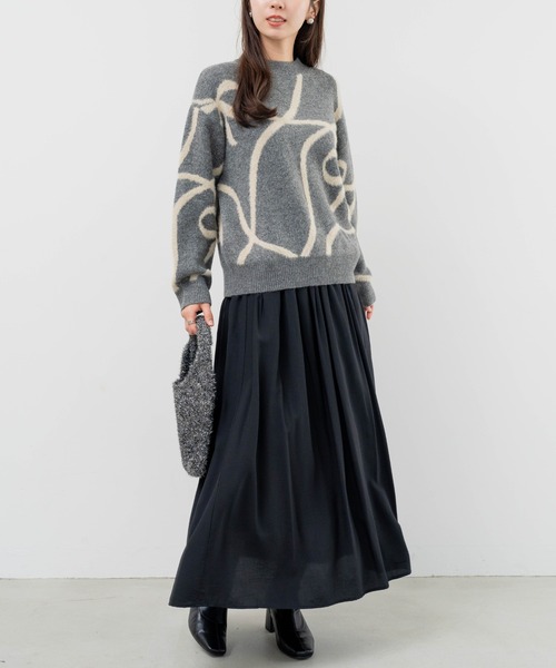 refinedworks（リファインドワークス）の「【refinedworks】消しプリーツの新鮮見えするありそうでなかったスカート（スカート・レディース・アイボリー/ブルー/ブラック・FREE）」の21枚目の写真