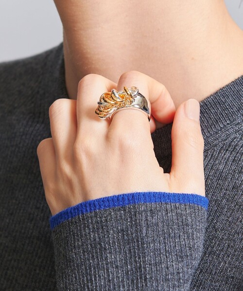 LAPUIS（ラピュイ）の「＜LAPUIS＞Volume Coil リング（リング・レディース・シルバー/その他1・11）」の12枚目の写真