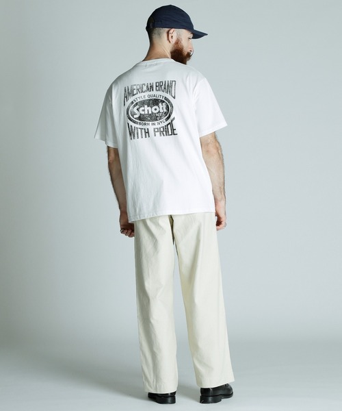 schott（ショット）の「Schott/ショット/T-SHIRT AMERICAN BRAND WITH PRIDE/Tシャツ アメリカンブランド ウィズ プライド（Tシャツ/カットソー・メンズ・ブラック/ホワイト/ネイビー・M/L/XL/2XL）」の14枚目の写真