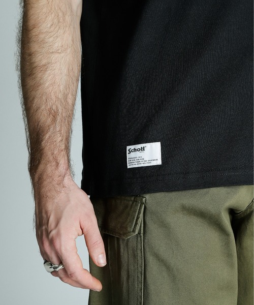 schott（ショット）の「Schott/ショット/T-SHIRT AMERICAN BRAND WITH PRIDE/Tシャツ アメリカンブランド ウィズ プライド（Tシャツ/カットソー・メンズ・ブラック/ホワイト/ネイビー・M/L/XL/2XL）」の13枚目の写真