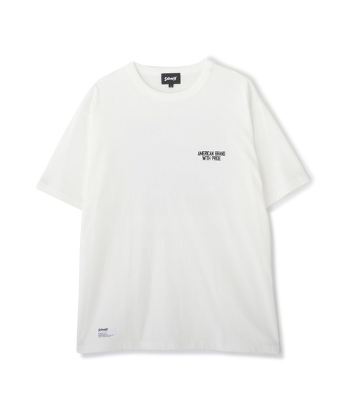 schott（ショット）の「Schott/ショット/T-SHIRT AMERICAN BRAND WITH PRIDE/Tシャツ アメリカンブランド ウィズ プライド（Tシャツ/カットソー・メンズ・ブラック/ホワイト/ネイビー・M/L/XL/2XL）」の20枚目の写真