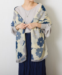 by malene birger フラワー プリント ストール 花柄 ショール フラワープリントストール(ストール・マフラー・スヌード