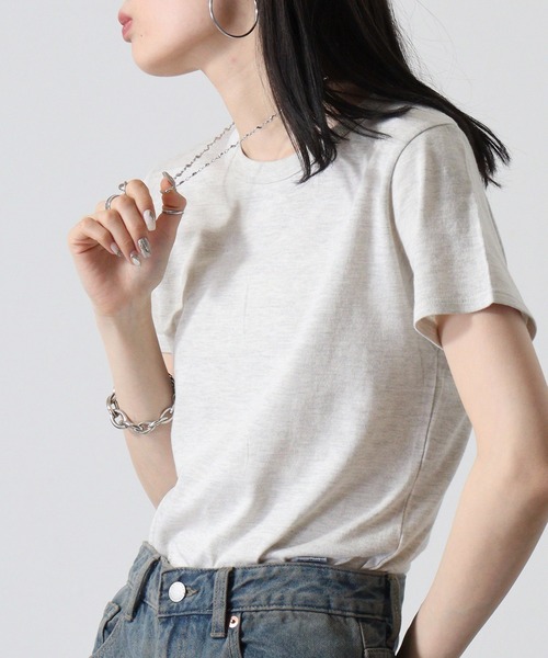 TRUSS（トラス）の「TRUSS ﾄﾗｲﾌﾞﾚﾝﾄﾞTｼｬﾂ（Tシャツ/カットソー・メンズ・ブラック/オフホワイト/グリーン/レッド/ブラウン/ピンク/ブルー/ヘザーグレー/スミクロ/イエロー/ブルー系/オレンジ/パープル/ネイビー/オートミール・XS/XL/L/S/M）」の6枚目の写真