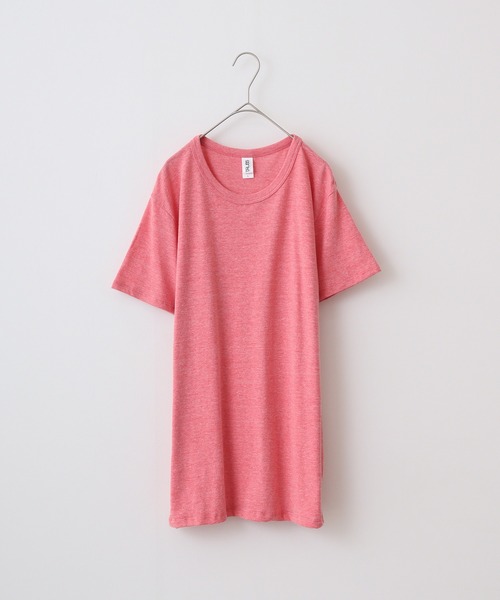 TRUSS（トラス）の「TRUSS ﾄﾗｲﾌﾞﾚﾝﾄﾞTｼｬﾂ（Tシャツ/カットソー・メンズ・ブラック/オフホワイト/グリーン/レッド/ブラウン/ピンク/ブルー/ヘザーグレー/スミクロ/イエロー/ブルー系/オレンジ/パープル/ネイビー/オートミール・XS/XL/L/S/M）」の14枚目の写真