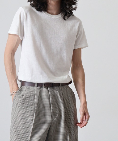 TRUSS（トラス）の「TRUSS ﾄﾗｲﾌﾞﾚﾝﾄﾞTｼｬﾂ（Tシャツ/カットソー・メンズ・ブラック/オフホワイト/グリーン/レッド/ブラウン/ピンク/ブルー/ヘザーグレー/スミクロ/イエロー/ブルー系/オレンジ/パープル/ネイビー/オートミール・XS/XL/L/S/M）」の18枚目の写真