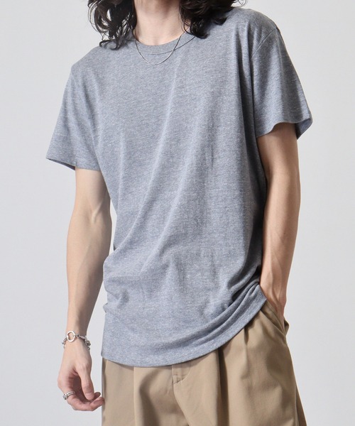 TRUSS（トラス）の「TRUSS ﾄﾗｲﾌﾞﾚﾝﾄﾞTｼｬﾂ（Tシャツ/カットソー・メンズ・ブラック/オフホワイト/グリーン/レッド/ブラウン/ピンク/ブルー/ヘザーグレー/スミクロ/イエロー/ブルー系/オレンジ/パープル/ネイビー/オートミール・XS/XL/L/S/M）」の20枚目の写真