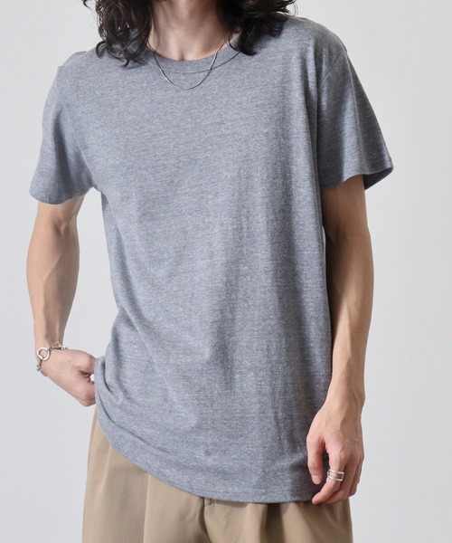 TRUSS（トラス）の「TRUSS ﾄﾗｲﾌﾞﾚﾝﾄﾞTｼｬﾂ（Tシャツ/カットソー・メンズ・ブラック/オフホワイト/グリーン/レッド/ブラウン/ピンク/ブルー/ヘザーグレー/スミクロ/イエロー/ブルー系/オレンジ/パープル/ネイビー/オートミール・XS/XL/L/S/M）」の22枚目の写真