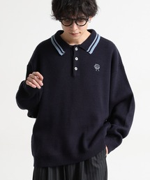 TTT MSW ネイビー 長袖ポロシャツ Sサイズ TTT MSW ネイビー 長袖ポロシャツ Sサイズ レディース