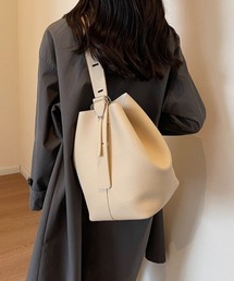 L LABEL（エルラベル）の「ポーチ付2WAYバケットワンショルダーバッグ（ショルダーバッグ）」