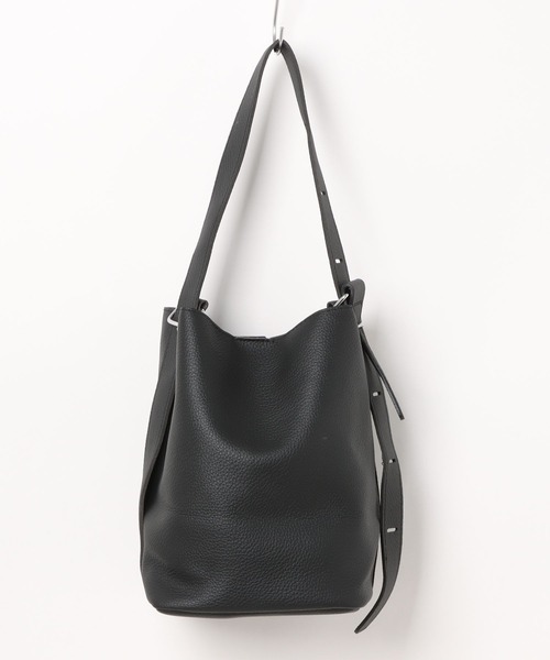 L LABEL(エルラベル)の「ポーチ付2WAYバケットワンショルダーバッグ(ショルダーバッグ・レディース・ブラック/ベージュ/ブラウン/オフホワイト/グレー・FREE)」の20枚目の写真