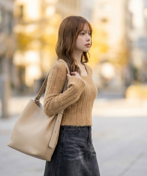 セール】ポーチ付2WAYバケットワンショルダーバッグ（ショルダーバッグ