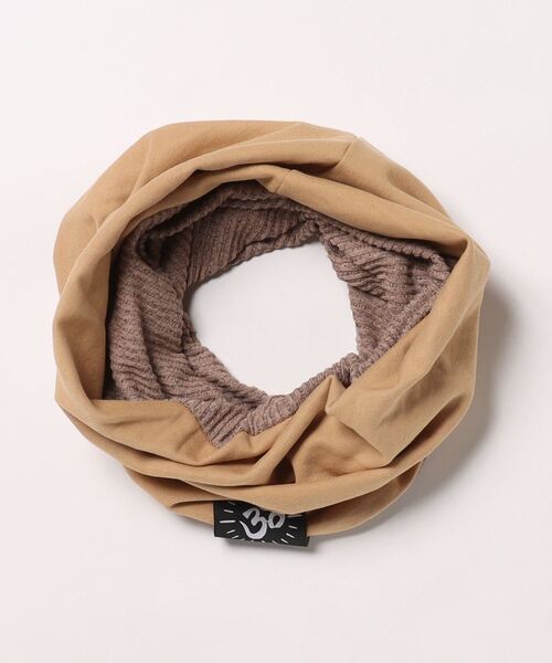 チャイハネ（チャイハネ）の「【チャイハネ】ダクオムWAYスヌード（ネックウォーマー/スヌード・メンズ・カーキ/ネイビー/ブラック/ベージュ・FREE）」の3枚目の写真