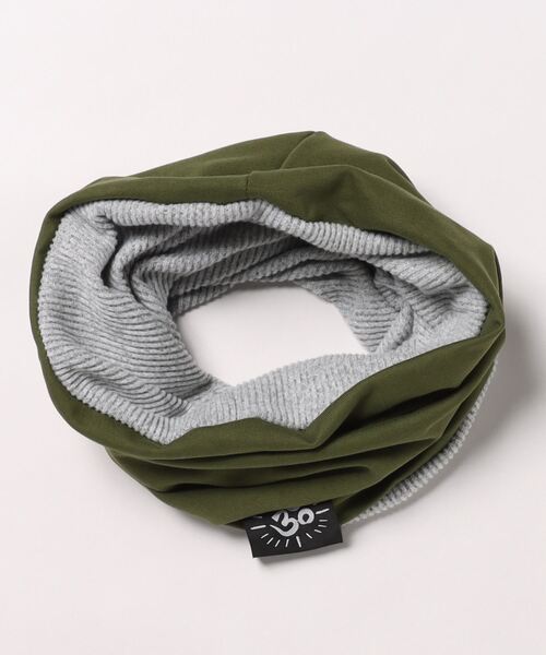 チャイハネ（チャイハネ）の「【チャイハネ】ダクオムWAYスヌード（ネックウォーマー/スヌード・メンズ・カーキ/ネイビー/ブラック/ベージュ・FREE）」の4枚目の写真