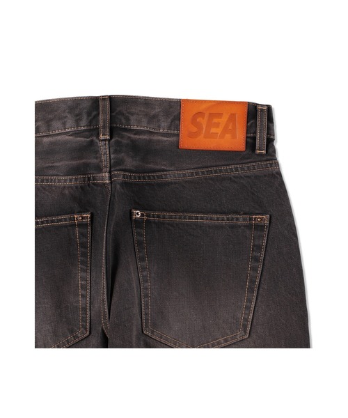 WIND AND SEA（ウィンダンシー）の「Sun Faded Classic Denim（デニムパンツ・メンズ・ブラック・LARGE/MEDIUM/X-LARGE）」の3枚目の写真