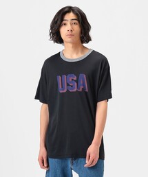 Russell Athletic | 【別注】RUSSELL ATHLETIC / リンガー Tシャツ(Tシャツ/カットソー)