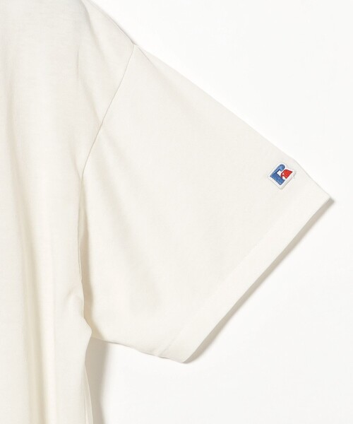 Russell Athletic（ラッセルアスレティック）の「【別注】RUSSELL ATHLETIC / リンガー Tシャツ（Tシャツ/カットソー・メンズ・ホワイト/ライトグレー/ブラック・S/M/L/XL）」の14枚目の写真