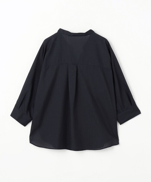 blue in green✨日本製リネン100％ シャツワンピース ブラック green label relaxing（グリーンレーベルリラクシング）の