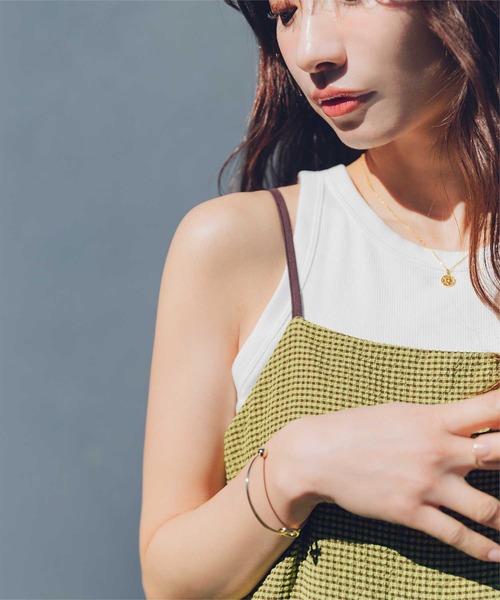 titivate（ティティベイト）の「バックデザインルーズキャミソールオールインワン（つなぎ/オールインワン・レディース・ブラック/グリーン/ダークブラウン・SP/S/M/MT/L）」の14枚目の写真