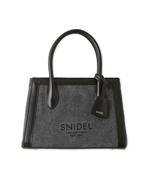 SNIDEL(スナイデル)の「キャンバスロゴバッグ(トートバッグ・レディース・アイボリー/ブラック/ピンクベージュ/ブルー・FREE)」の17枚目の写真