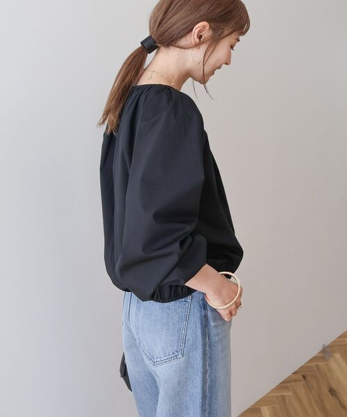 AMERICAN HOLIC(アメリカンホリック)の「イージーケアオフショルダーギャザーブラウス(シャツ/ブラウス・レディース・オフホワイト/ブラック/イエロー・M/L)」の18枚目の写真