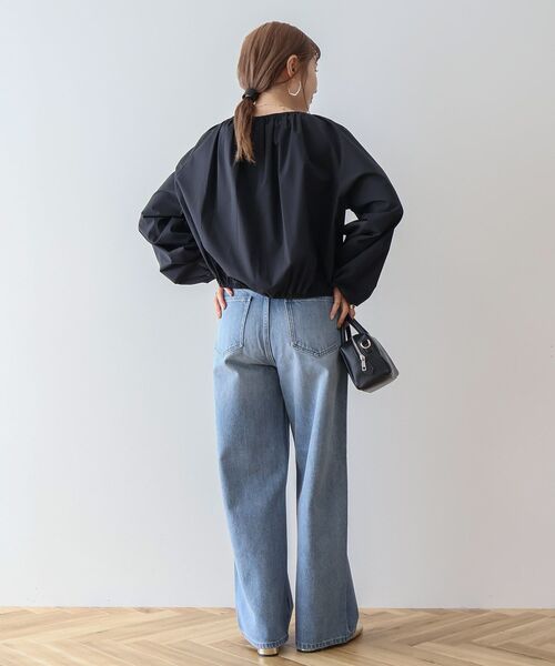 AMERICAN HOLIC(アメリカンホリック)の「イージーケアオフショルダーギャザーブラウス(シャツ/ブラウス・レディース・オフホワイト/ブラック/イエロー・M/L)」の21枚目の写真