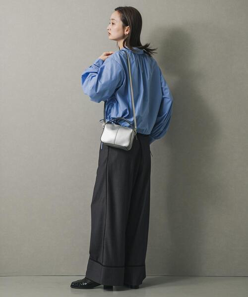 SENSE OF PLACE by URBAN RESEARCH(センスオブプレイスバイアーバンリサーチ)の「『防汚』2WAYセンターシームプチショルダーバッグ(ハンドバッグ・レディース・ベージュ/ライトグレー/ブラック/ピンク/シルバー・ONE)」の21枚目の写真