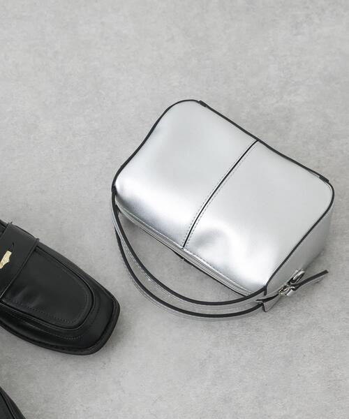 SENSE OF PLACE by URBAN RESEARCH(センスオブプレイスバイアーバンリサーチ)の「『防汚』2WAYセンターシームプチショルダーバッグ(ハンドバッグ・レディース・ベージュ/ライトグレー/ブラック/ピンク/シルバー・ONE)」の22枚目の写真