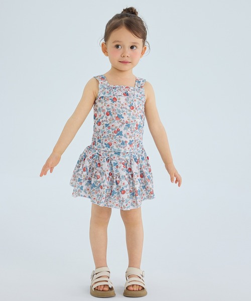 combimini(コンビミニ)の「セパレート水着(いちご・シェル)(水着・キッズ・アイボリー/エメラルド・90/100/110/120)」の4枚目の写真