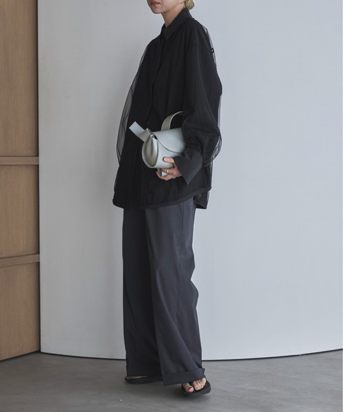 feepur(フェピュール)の「フェイクレザーラウンドショルダーバッグ(ショルダーバッグ・レディース・シルバー/ブラック・FREE)」の20枚目の写真