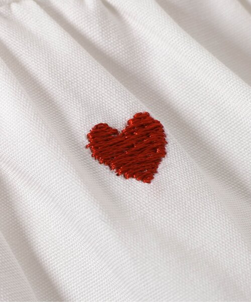 セール】【ジュニア対応】ハート刺繍ティアードチュニック（チュニック