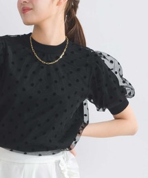 PICCIN PERLA（ピッチンペルラ）の「チュールドットニット（ニット/セーター）」
