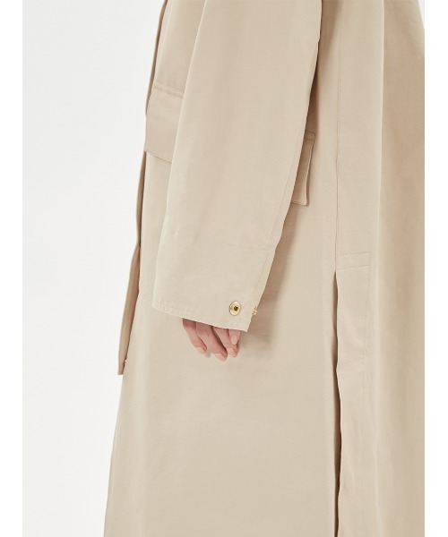 Barbour(バブアー)の「【CALDBECK / カルドベック】 ノンワックス ライトウェイト コート"Japan Exclusive"(ステンカラーコート・レディース・ブラック/ベージュ/ライトベージュ・SMALL/MEDIUM)」の12枚目の写真