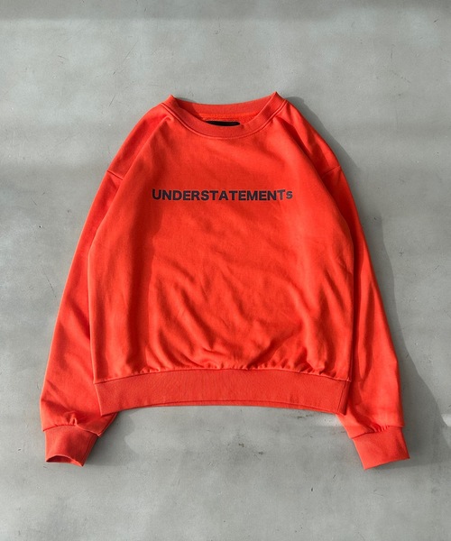 UNDERSTATEMENTs(アンダーステイトメント)の「【ユニセックス】全10色スプリングロゴベーシックスウェット(スウェット・メンズ・ライトグレー/ネイビー/ブラック/ブルー/チャコールグレー/レッド/ブラウン/ライトブルー/オフホワイト/オレンジ・LARGE/MEDIUM)」の10枚目の写真