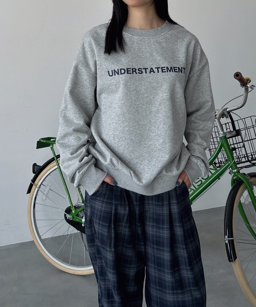 rosy monster バックロゴベーシックスウェット rosy monster