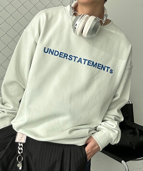 UNDERSTATEMENTs(アンダーステイトメント)の「【ユニセックス】全10色スプリングロゴベーシックスウェット(スウェット・メンズ・ライトグレー/ネイビー/ブラック/ブルー/チャコールグレー/レッド/ブラウン/ライトブルー/オフホワイト/オレンジ・LARGE/MEDIUM)」の20枚目の写真