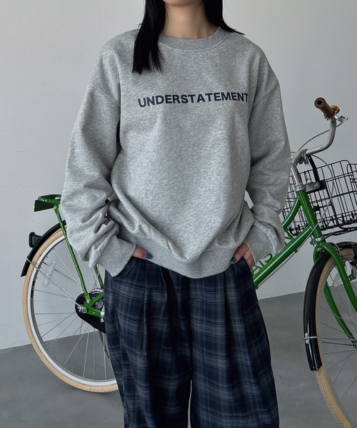 rosy monster バックロゴベーシックスウェット rosy monster バックロゴベーシックスウェット