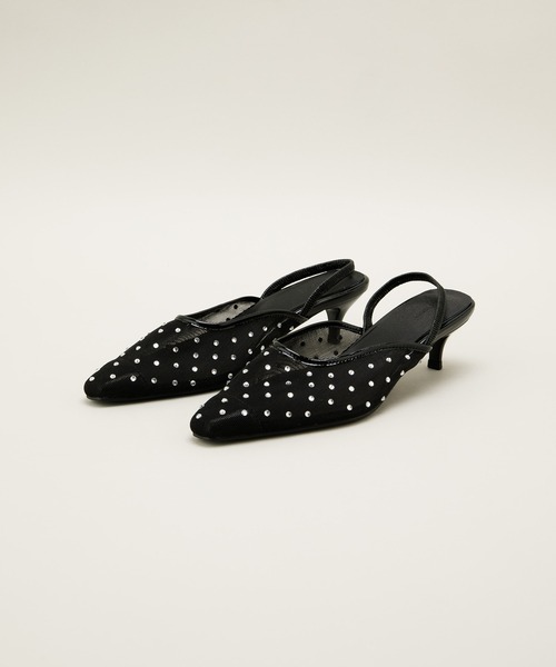 【LE VERNIS/ル・ベルニ】Rhinestone mules CASSELINI｜LE VERNIS(ル・ベルニ)Rhinestone mules | Rakuten