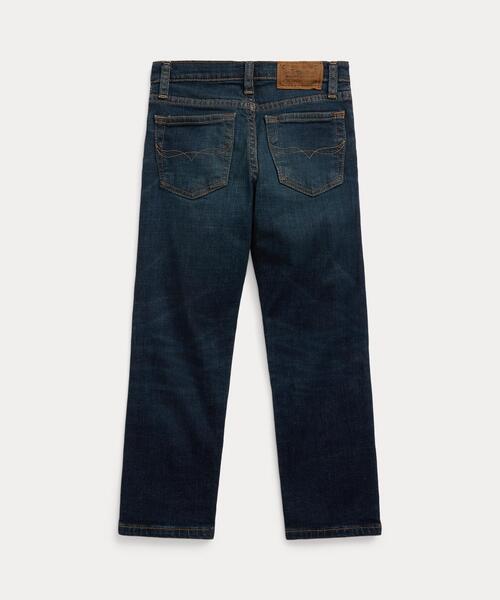 POLO RALPH LAUREN CHILDRENSWEAR（ポロ ラルフ ローレン チルドレンズウェア）の「Hampton ストレート ストレッチ ジーンズ（デニムパンツ・キッズ・ブルー・4/6/3/7）」の2枚目の写真