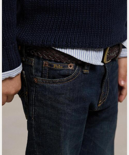 POLO RALPH LAUREN CHILDRENSWEAR（ポロ ラルフ ローレン チルドレンズウェア）の「Hampton ストレート ストレッチ ジーンズ（デニムパンツ・キッズ・ブルー・4/6/3/7）」の7枚目の写真