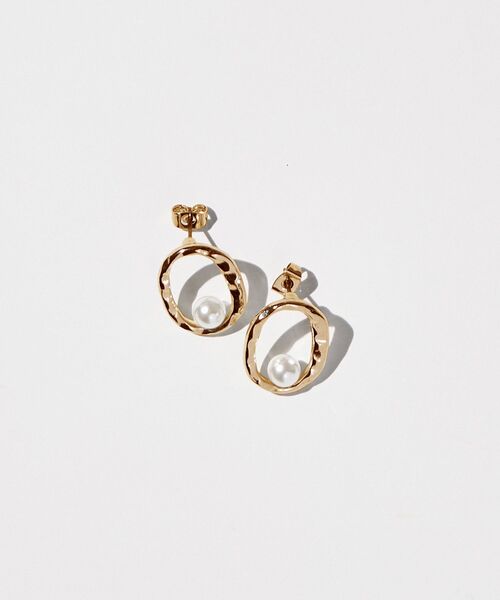 AMERICAN HOLIC（アメリカンホリック）の「オーバルパールピアス（ピアス（両耳用）・レディース・シルバー/ゴールド・FREE）」の10枚目の写真