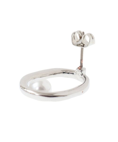 AMERICAN HOLIC（アメリカンホリック）の「オーバルパールピアス（ピアス（両耳用）・レディース・シルバー/ゴールド・FREE）」の5枚目の写真