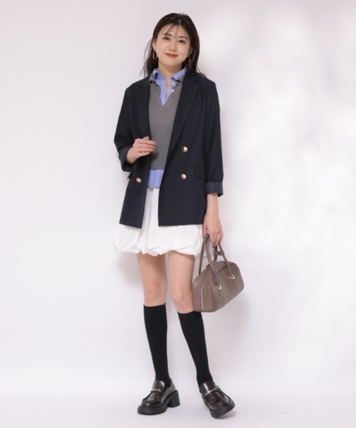 Mystrada(マイストラーダ)の「バルーンミニスカート(スカート・レディース・ベージュ/ホワイト/ブラック・38/36/34)」の5枚目の写真