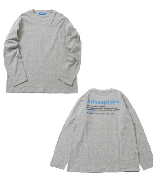 GLAZOS（グラソス）の「【大人向けサイズあり】【プチプラ】バックロゴ長袖Tシャツ（Tシャツ/カットソー・キッズ・ホワイト/ベージュ/グリーン/ブラック/グレー・S/M/L/LL）」の3枚目の写真
