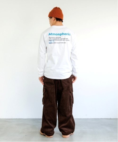 GLAZOS（グラソス）の「【大人向けサイズあり】【プチプラ】バックロゴ長袖Tシャツ（Tシャツ/カットソー・キッズ・ホワイト/ベージュ/グリーン/ブラック/グレー・S/M/L/LL）」の8枚目の写真