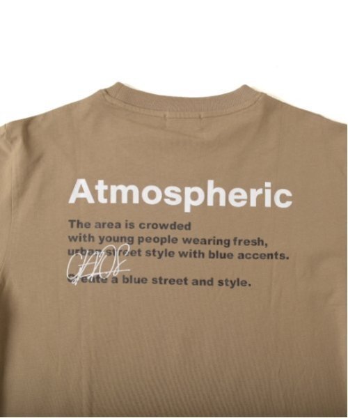 GLAZOS（グラソス）の「【大人向けサイズあり】【プチプラ】バックロゴ長袖Tシャツ（Tシャツ/カットソー・キッズ・ホワイト/ベージュ/グリーン/ブラック/グレー・S/M/L/LL）」の14枚目の写真